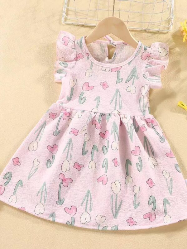 Girls Summer Crepe Cotton - 1 Year - 2 Years