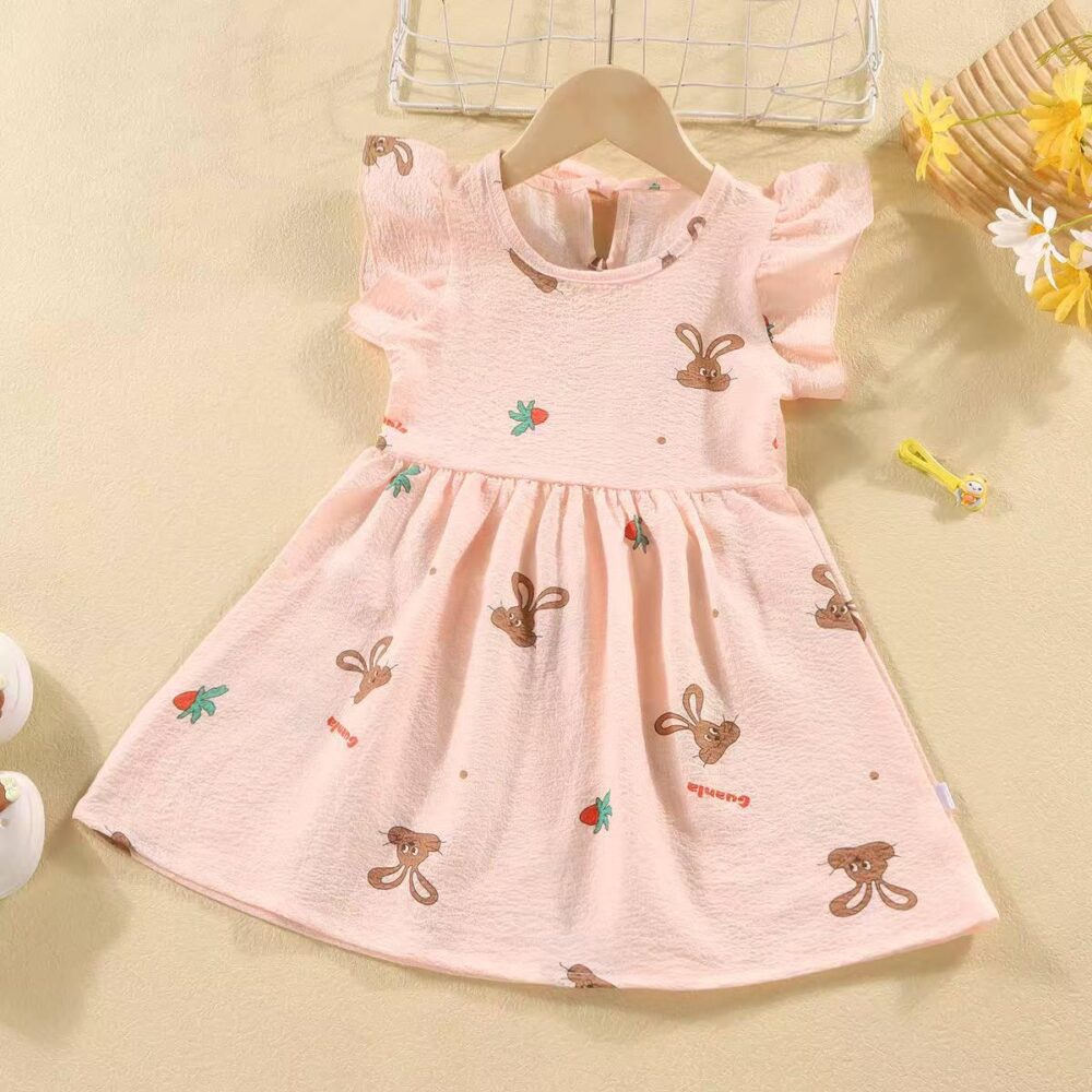 Girls Summer Crepe Cotton