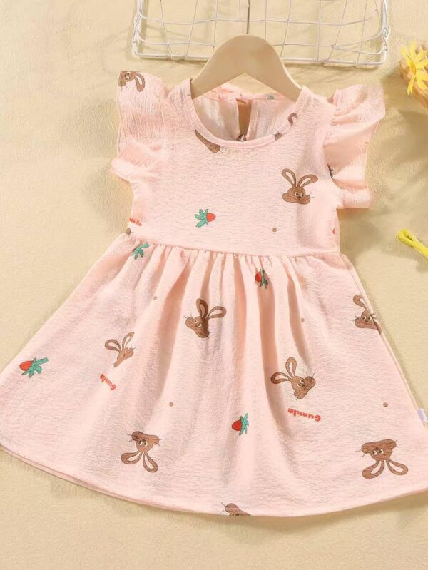 Girls Summer Crepe Cotton - 1 Year - 2 Years
