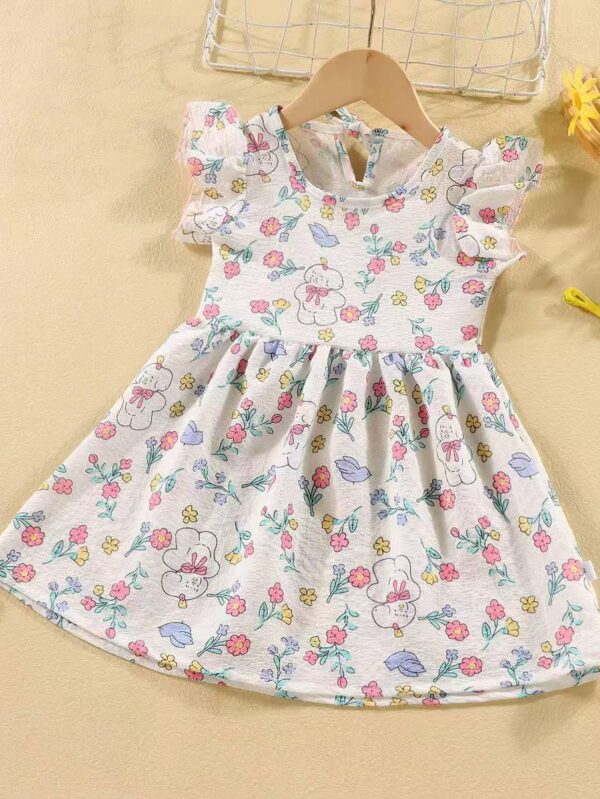 Girls Summer Crepe Cotton - 1 Year - 2 Years