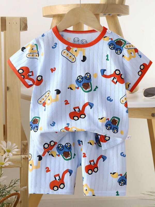 Boys Cotton Tshirt Set - 1 Year - 2 Years
