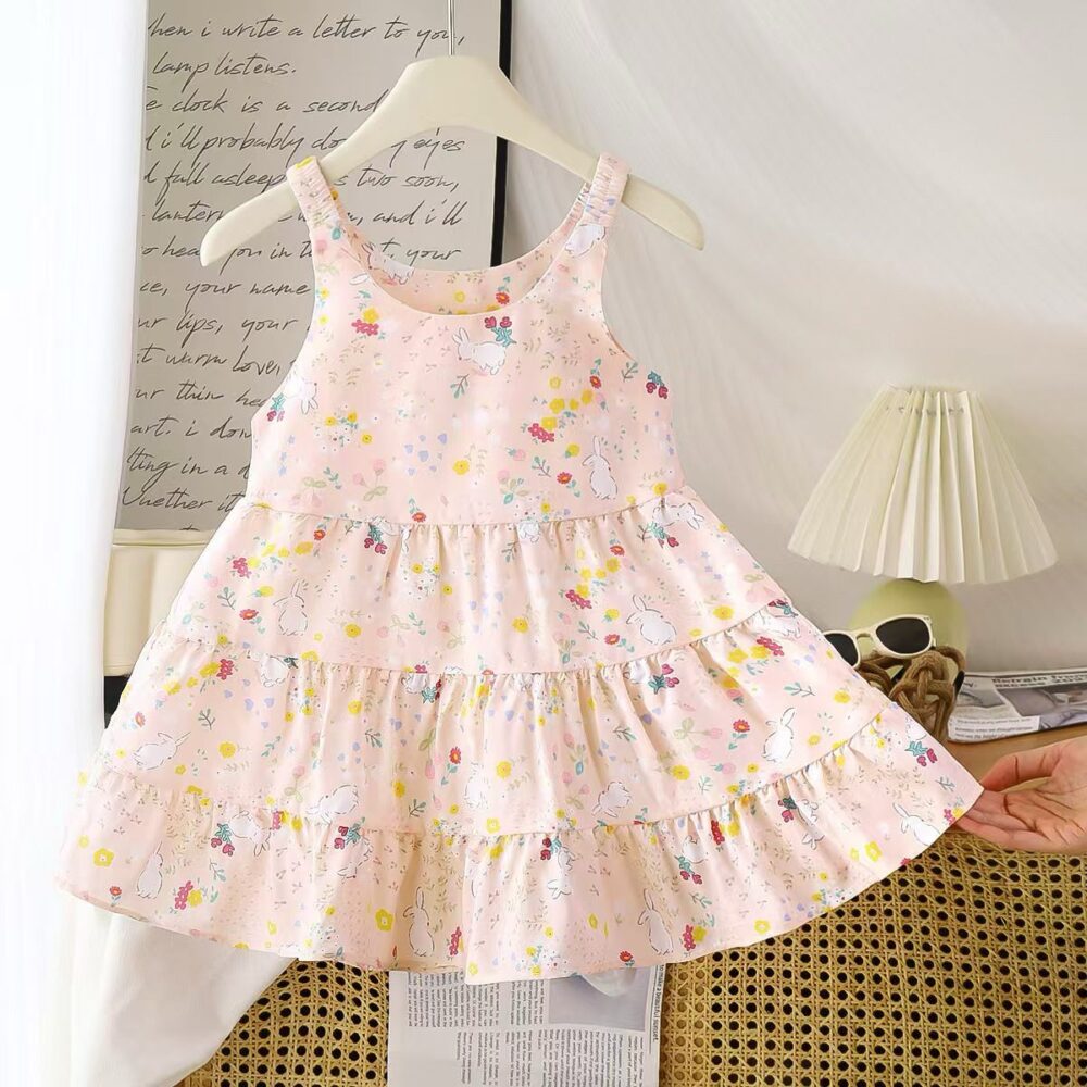Girls Summer Viscose Dress