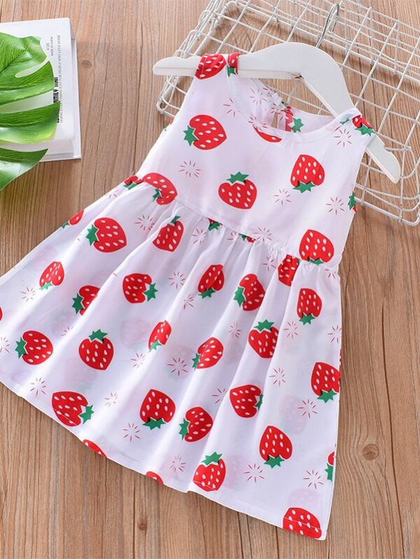 Girls Summer Viscose Dress - 3 Years - 4 Years