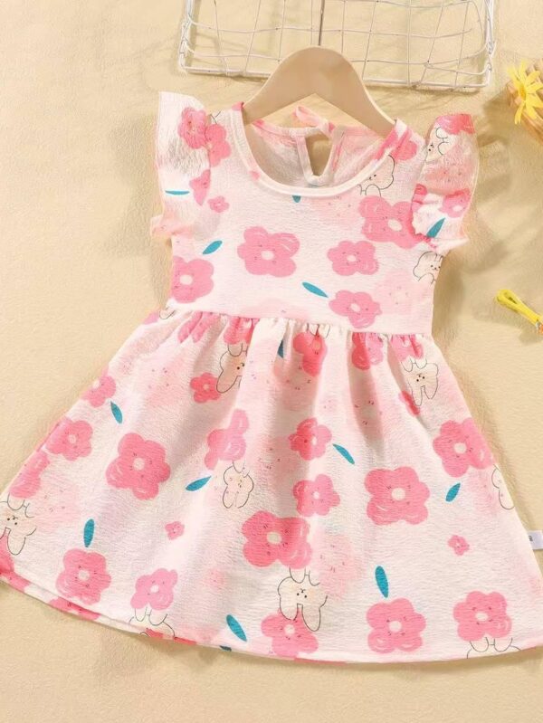 Girls Summer Crepe Cotton - 1 Year - 2 Years