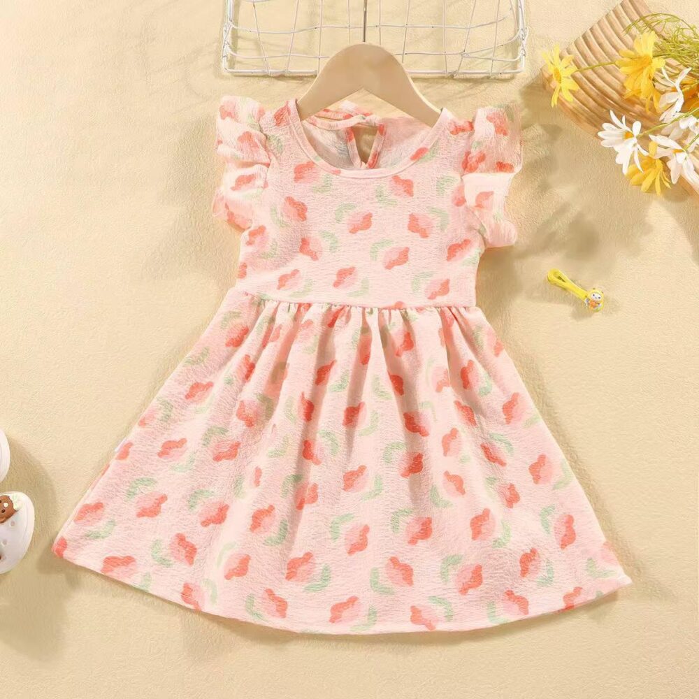 Girls Summer Crepe Cotton