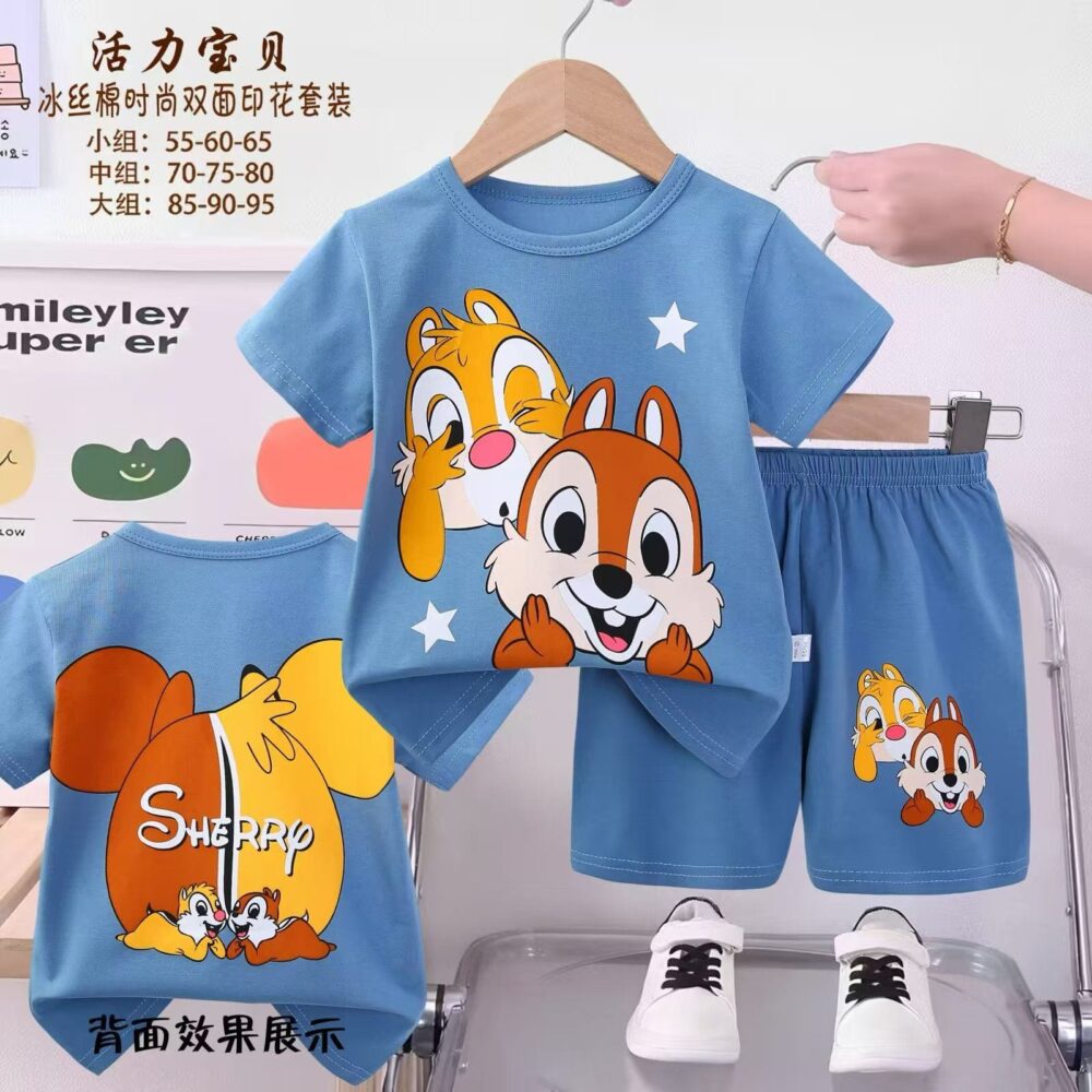 Boys Cotton Tshirt Set