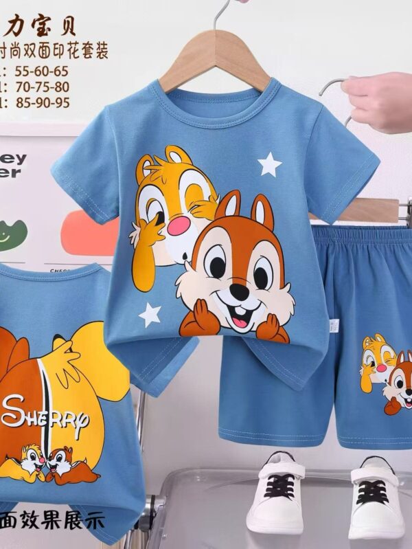 Boys Cotton Tshirt Set - 1 Year - 2 Years