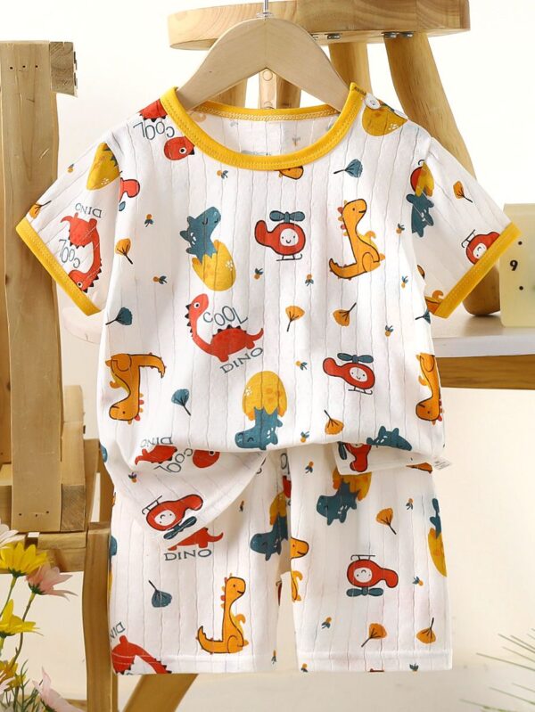 Boys Cotton Tshirt Set - 3 Years - 4 Years