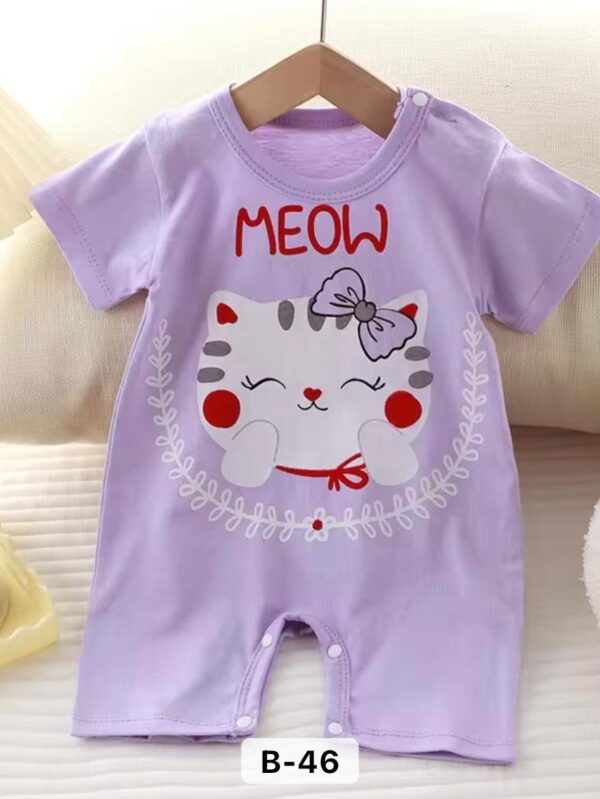 Unisex baby cotton Romper - 3 Months - 6 Months