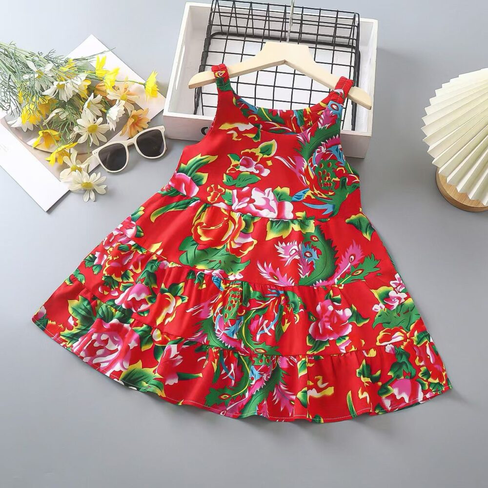 Girls Summer Viscose Dress