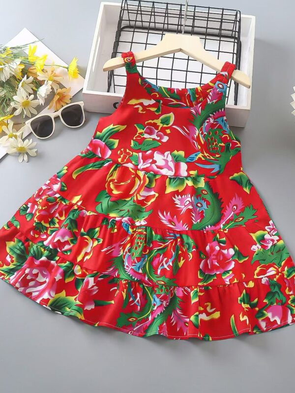 Girls Summer Viscose Dress - 4 Years - 5 Years