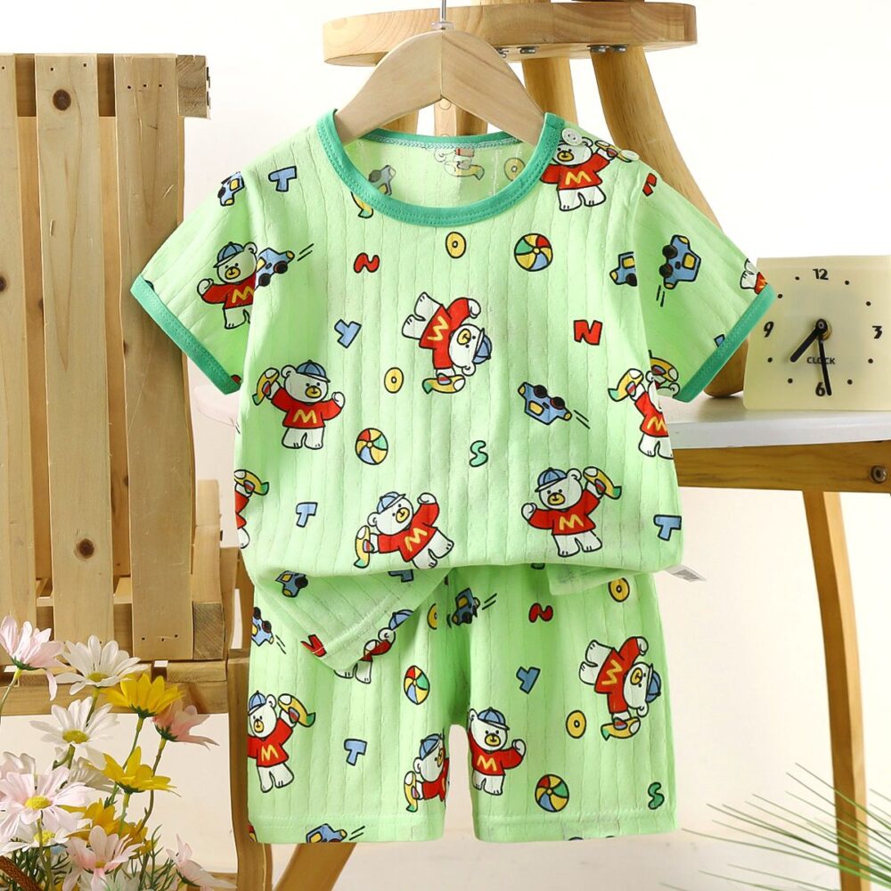 Boys Cotton Tshirt Set