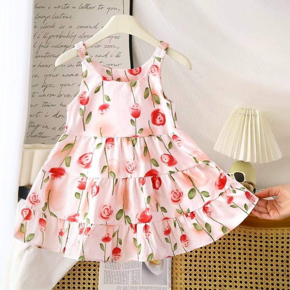 Girls Summer Viscose Dress