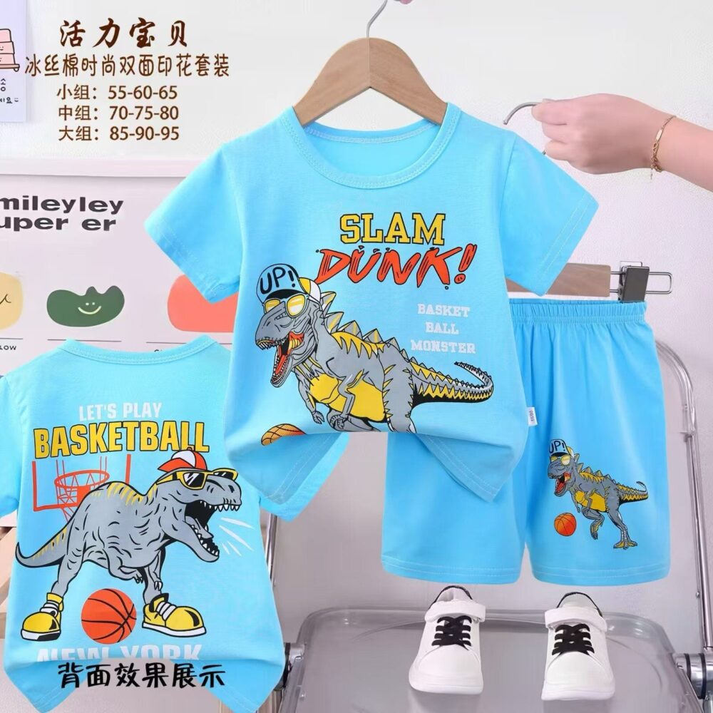 Boys Cotton Tshirt Set