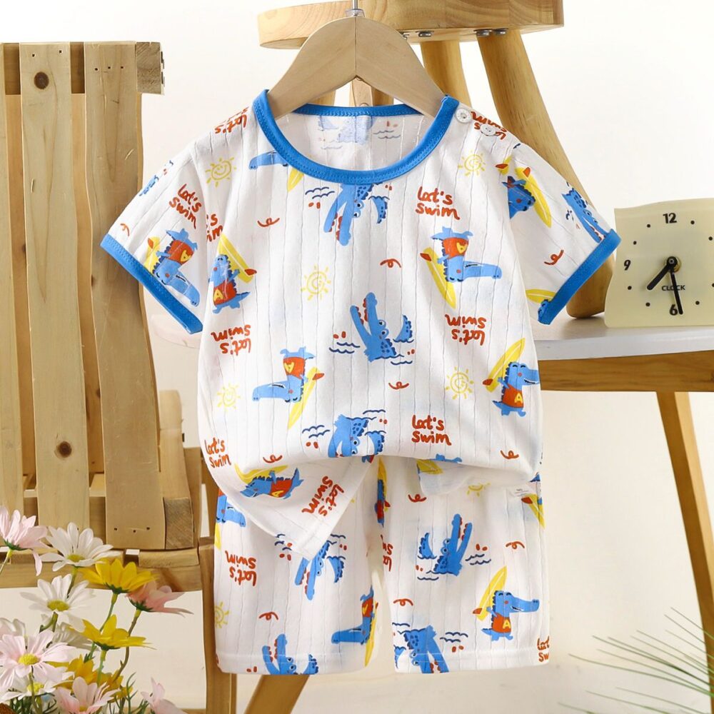 Boys Cotton Tshirt Set
