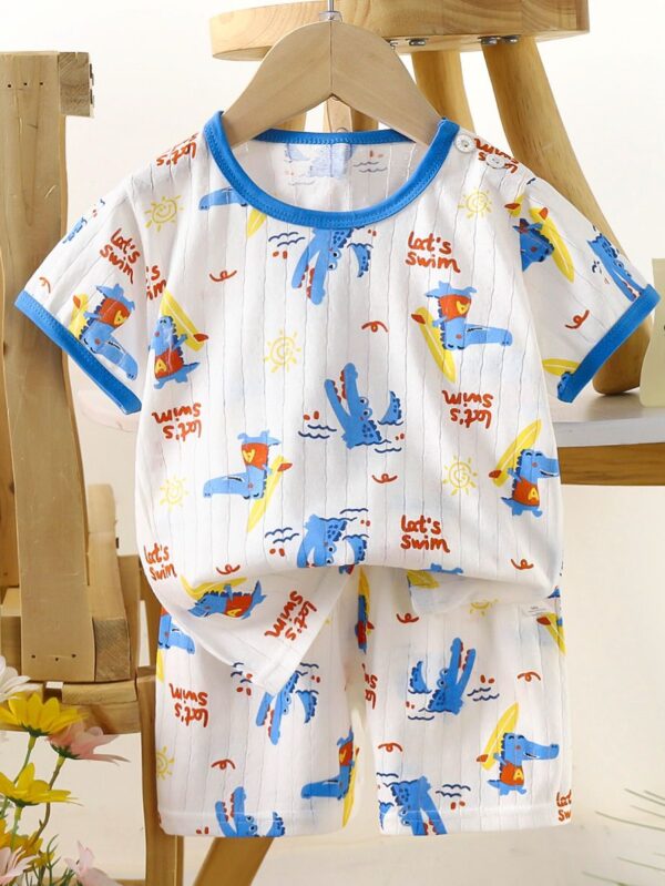 Boys Cotton Tshirt Set - 1 Year - 2 Years