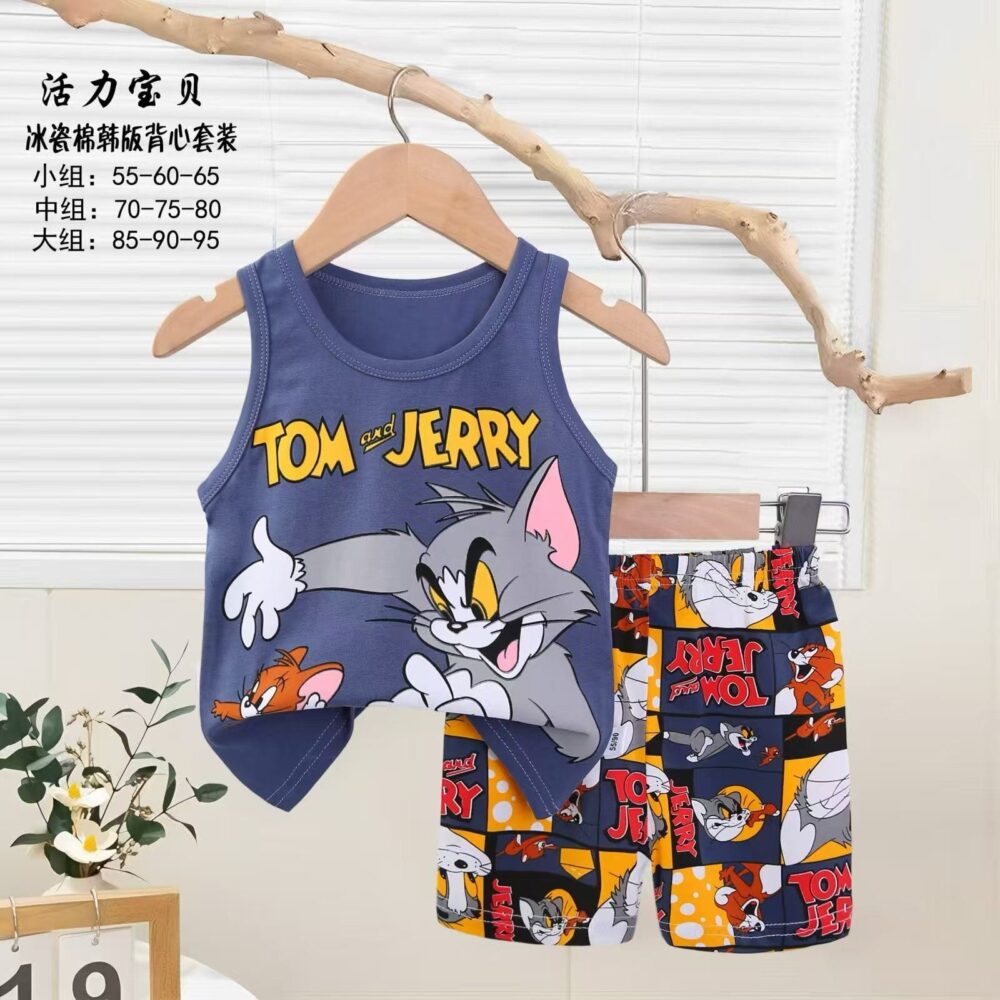 Boys Cotton Tshirt Set