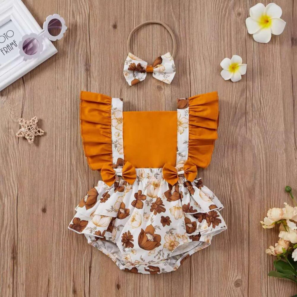 Girls Fancy Romper