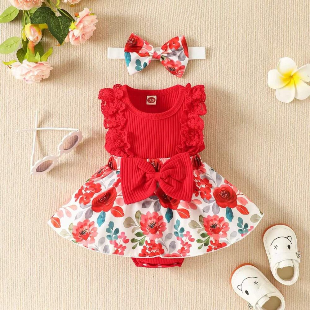Girls Fancy Romper
