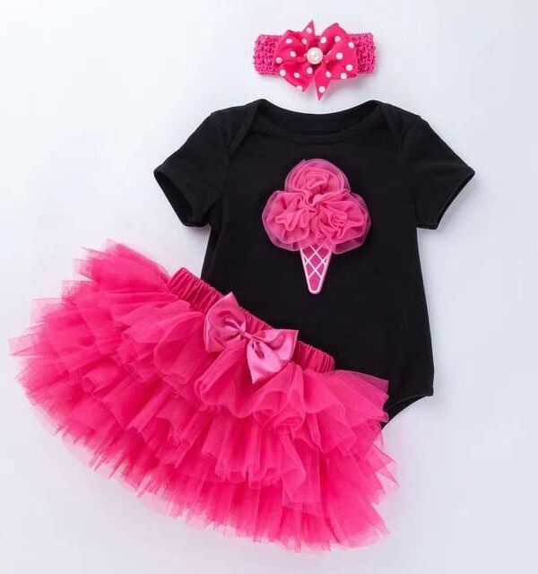 Baby Girls Tutu Set - 3 Months - 6 Months
