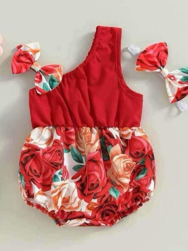 Girls Fancy Romper - 6 Months - 9 Months