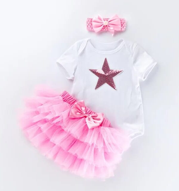 Baby Girls Tutu Set - 6 Months - 9 Months