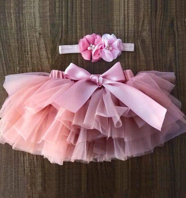 Baby Girls Tutu Set - 6 Months - 9 Months