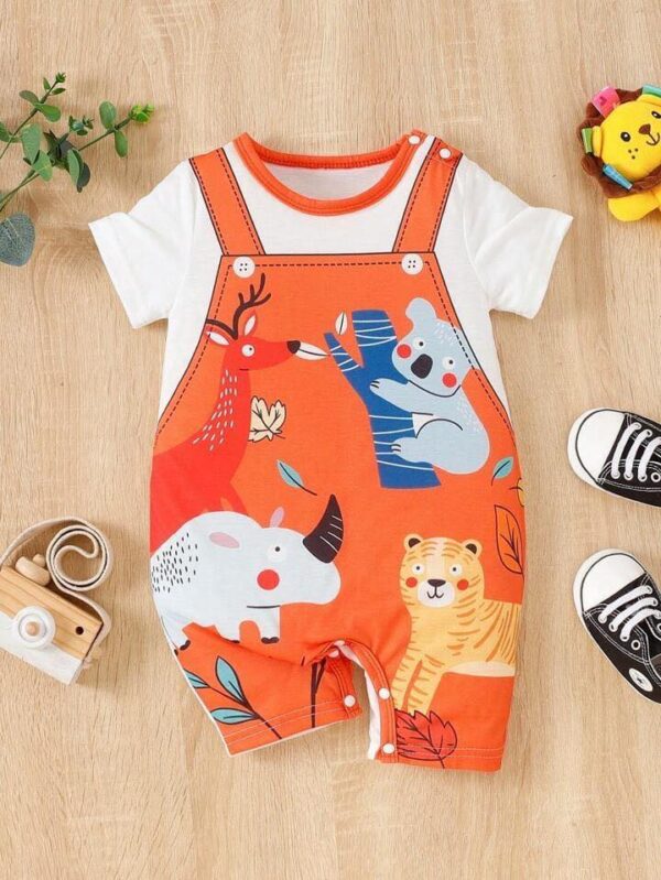Boys Fancy Romper - 6 Months - 9 Months