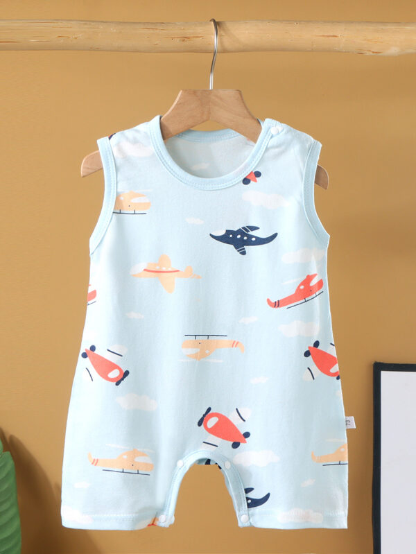 Boys Summer Romper - 3 Months - 6 Months