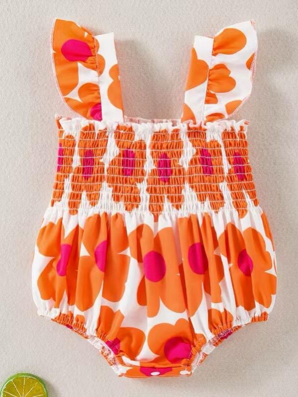 Girls Fancy Romper - 6 Months - 9 Months