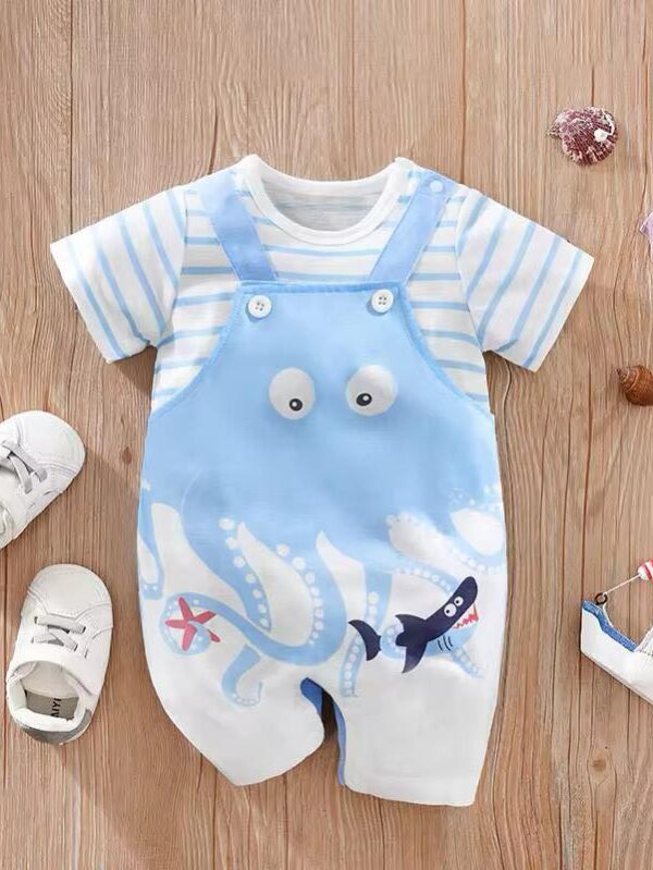 Boys Fancy Romper - 6 Months - 9 Months