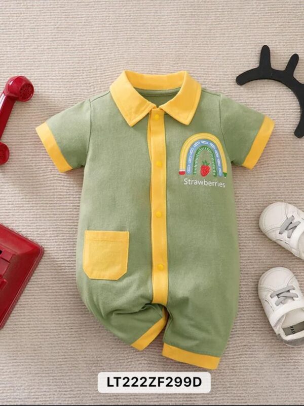 Boys Fancy Romper - 6 Months - 9 Months