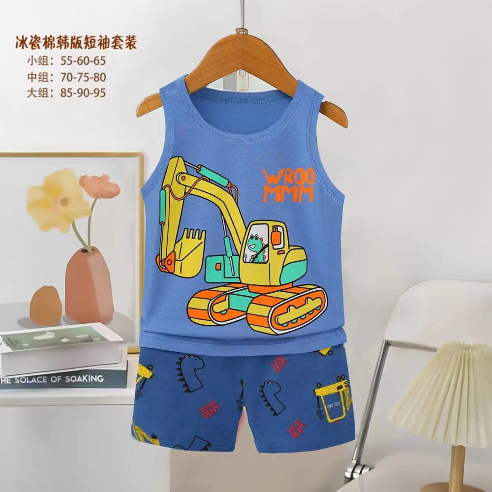 Boys Cotton Tshirt Set