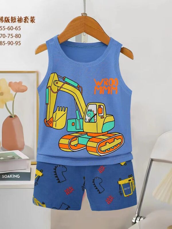 Boys Cotton Tshirt Set - 5 Years - 6 Years
