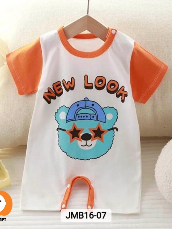 Unisex Baby Cotton Romper - 6 Months - 9 Months