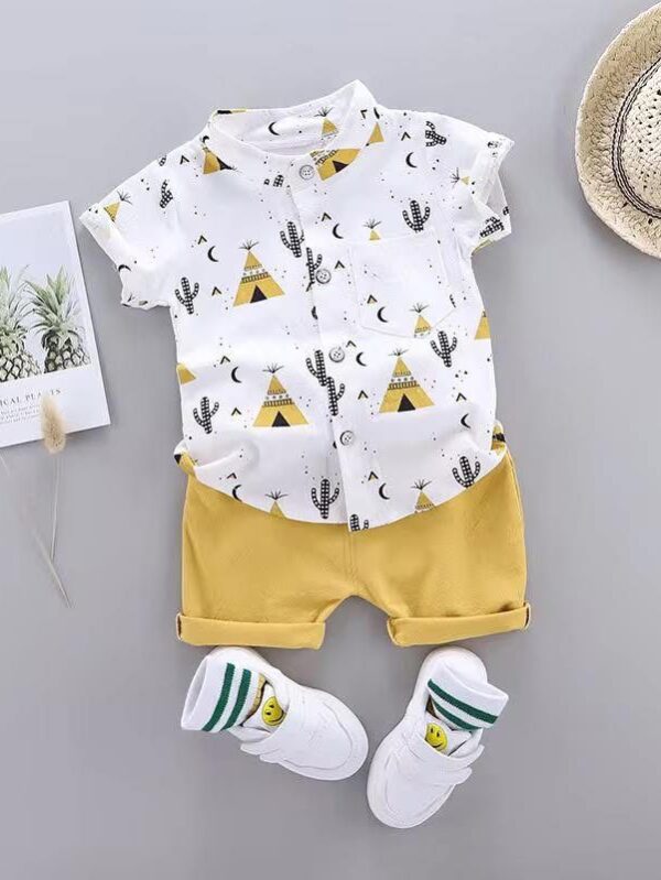 Boys Shirt Set - 3 Years - 4 Years