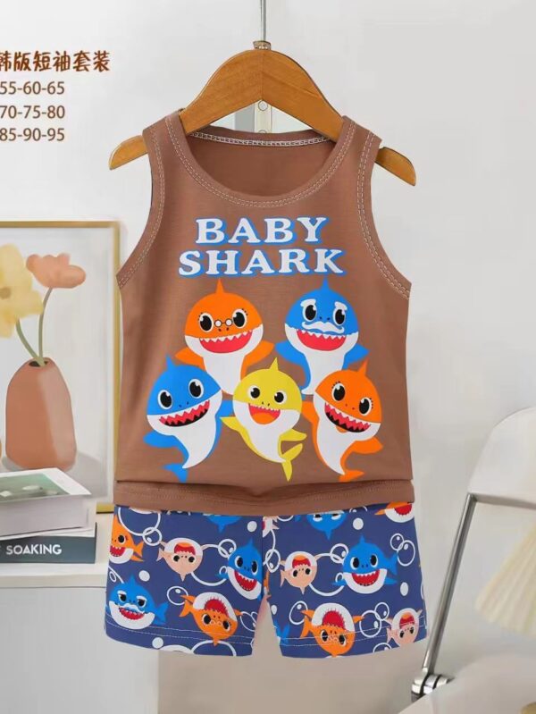 Boys Cotton Tshirt Set - 5 Years - 6 Years